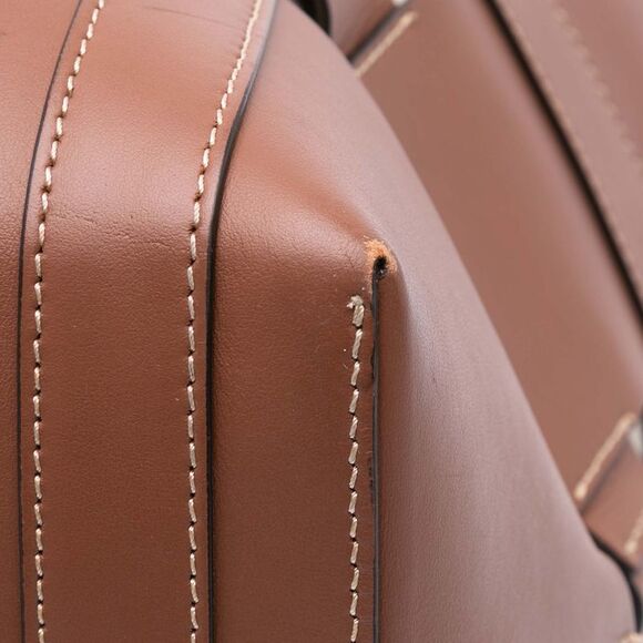 Burberry Large Leather Foster Tote - Picture 8 of 8